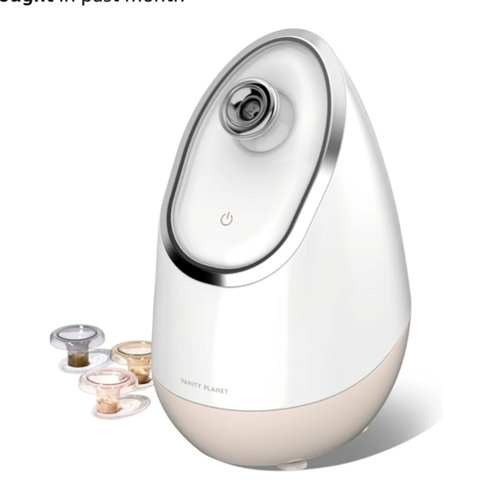 Vanity Skincare Tool - White and Silver